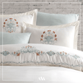 Maribor Hüma - Embroidered Luxury Duvet Cover Set - creativehome-designs