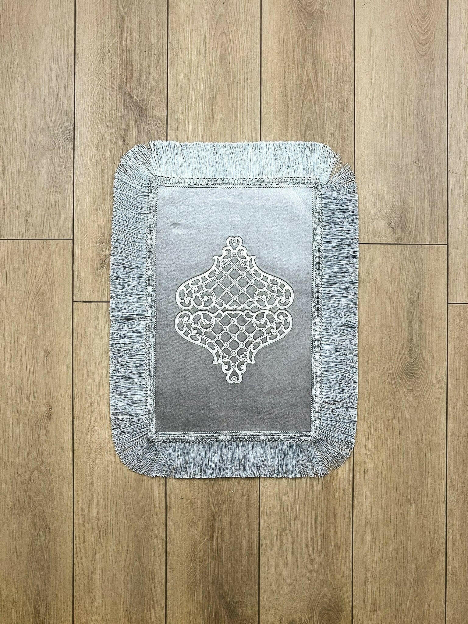 Mihrace Rug Oriental Chic Grey & Silver Color Rug - Creative Home Designs Rugs, Oriental Style Turkish Carpet, Rectangular Mat With Diamonds & Tassels,RUG-MHRC-Si-4060,RUG-MHRC-Si-60100,RUG-MHRC-Si-70120,RUG-MHRC-Si-90150,RUG-MHRC-Si-121182,RUG-MHRC-Si-152243