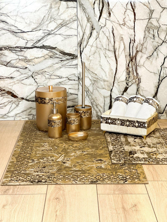 Ottoman Exclusive Coffee Bathroom Set - Creative HomeBathroom Accessory Sets