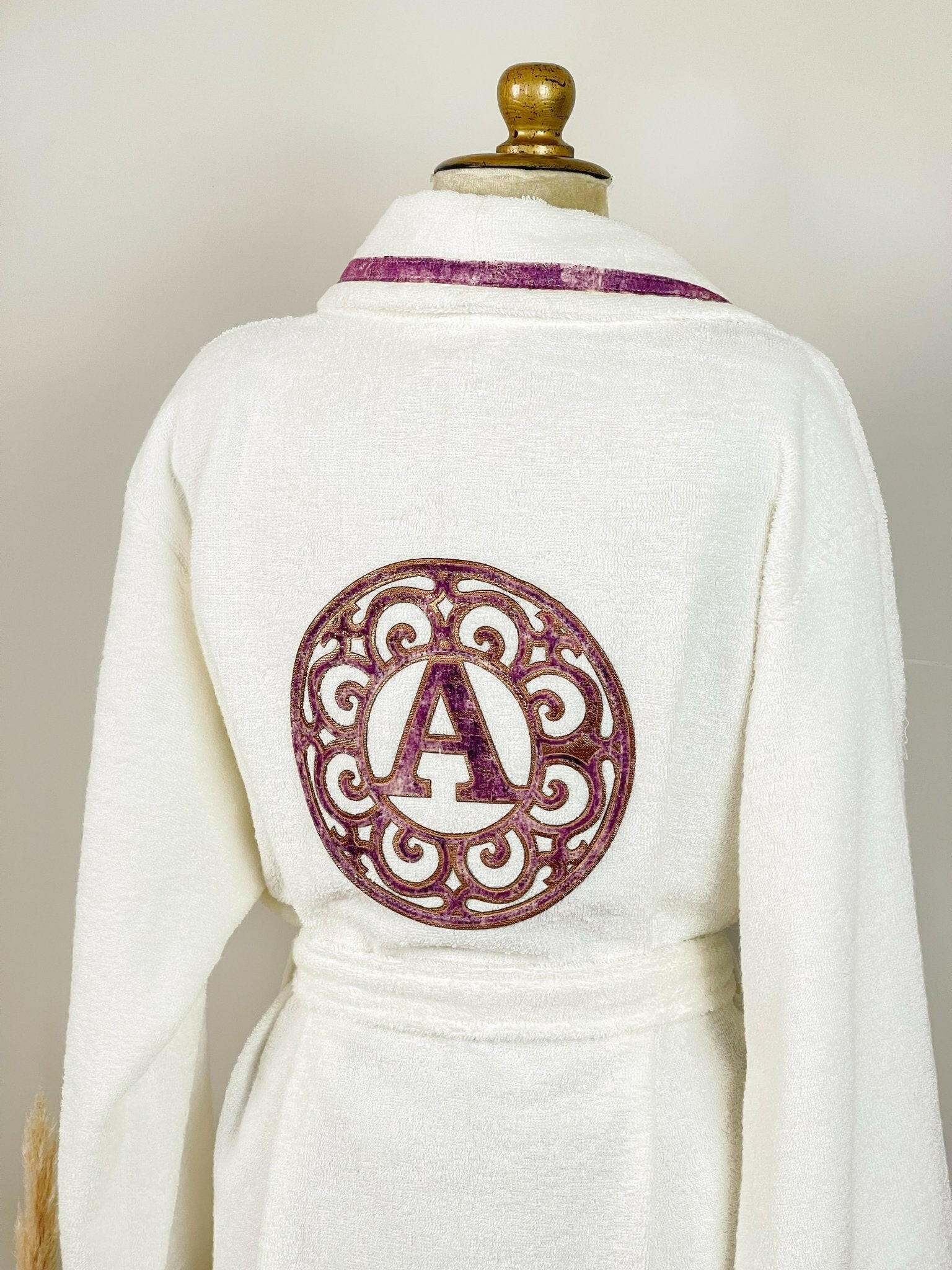 Personalized Initial Lyra Bathrobe (Her) - Creative Home, Bathrobes,BRW-CH-LYRA-S-BO,BRW-CH-LYRA-S-BS,BRW-CH-LYRA-S-BST,BRW-CH-LYRA-M-BO,BRW-CH-LYRA-M-BS,BRW-CH-LYRA-M-BST,BRW-CH-LYRA-L-BO,BRW-CH-LYRA-L-BS,BRW-CH-LYRA-L-BST,BRW-CH-LYRA-XL-BO,BRW-CH-LYRA-XL-BS,BRW-CH-LYRA-XL-BST,BRW-CH-LYRA-XXL-BO,BRW-CH-LYRA-XXL-BS,BRW-CH-LYRA-XXL-BST,BRW-CH-LYRA-XXXL-BO,BRW-CH-LYRA-XXXL-BS,BRW-CH-LYRA-XXXL-BST