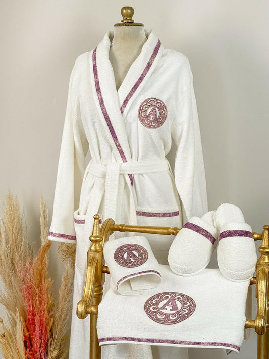 Personalized Initial Lyra Bathrobe (Her) - Creative Home, Bathrobes, BRW-CH-LYRA-S-BO,BRW-CH-LYRA-S-BS,BRW-CH-LYRA-S-BST,BRW-CH-LYRA-M-BO,BRW-CH-LYRA-M-BS,BRW-CH-LYRA-M-BST,BRW-CH-LYRA-L-BO,BRW-CH-LYRA-L-BS,BRW-CH-LYRA-L-BST,BRW-CH-LYRA-XL-BO,BRW-CH-LYRA-XL-BS,BRW-CH-LYRA-XL-BST,BRW-CH-LYRA-XXL-BO,BRW-CH-LYRA-XXL-BS,BRW-CH-LYRA-XXL-BST,BRW-CH-LYRA-XXXL-BO,BRW-CH-LYRA-XXXL-BS,BRW-CH-LYRA-XXXL-BST