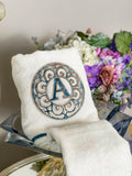 Personalized Initial Lyra Towel Set - Creative HomeTowels