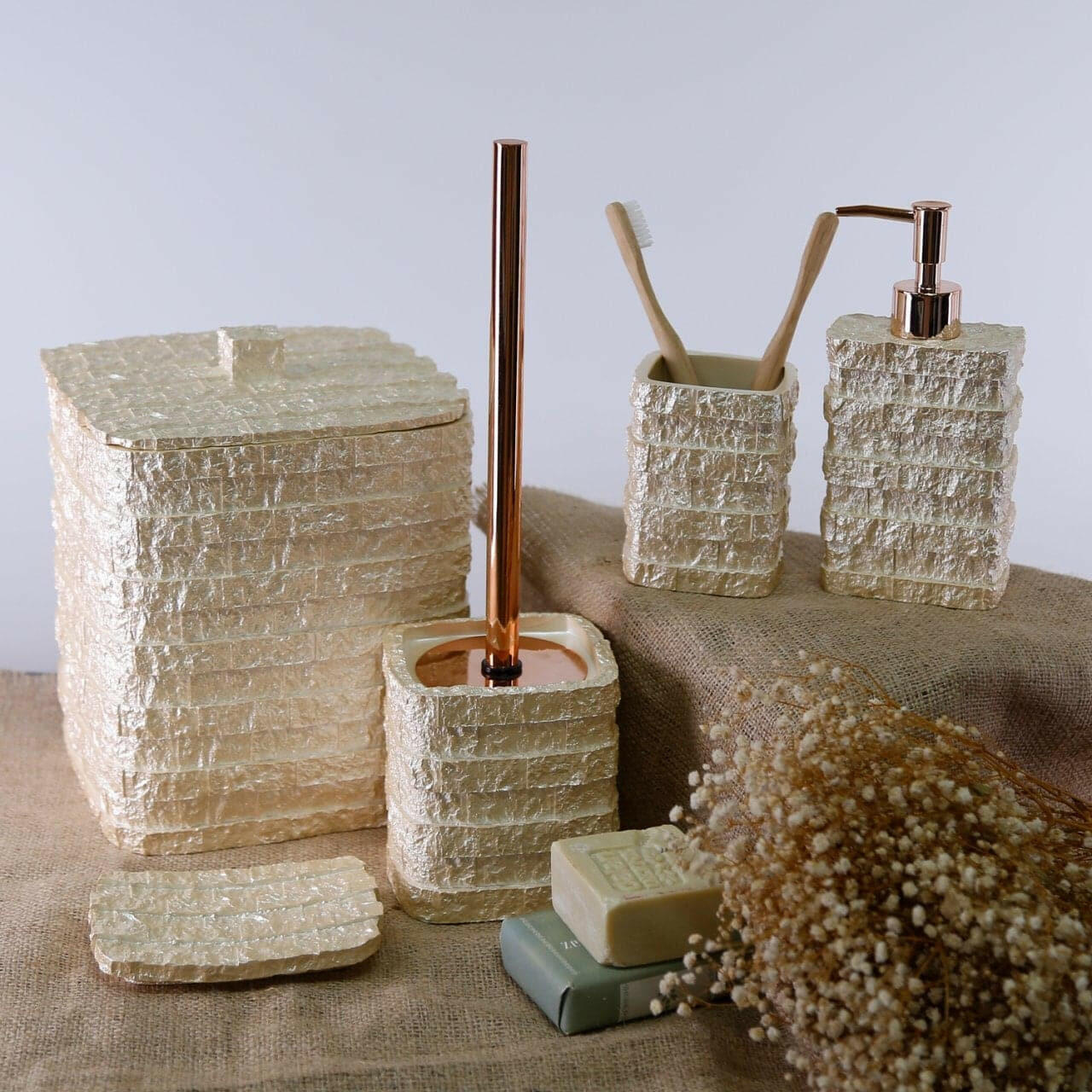 Rezzan Bathroom Set - creativehome-designsBathroom Accessory Sets
