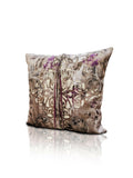 Sena Cushion Cover - Creative Home Designs Pillowcases, Turkish Throw Pillows & Shams, Gold & Fuschia Color Cut Out Jacquard Floral Sham With Diamonds,CC-CH-SENA-CofFus-1S1R,CC-CH-SENA-CofFus-2S,CC-CH-SENA-CofFus-2R,CC-CH-SENA-CofFus-2S1R