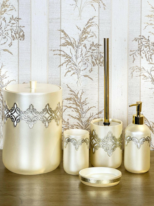 Sena Gold Bathroom Set - Creative HomeBathroom Accessory Sets