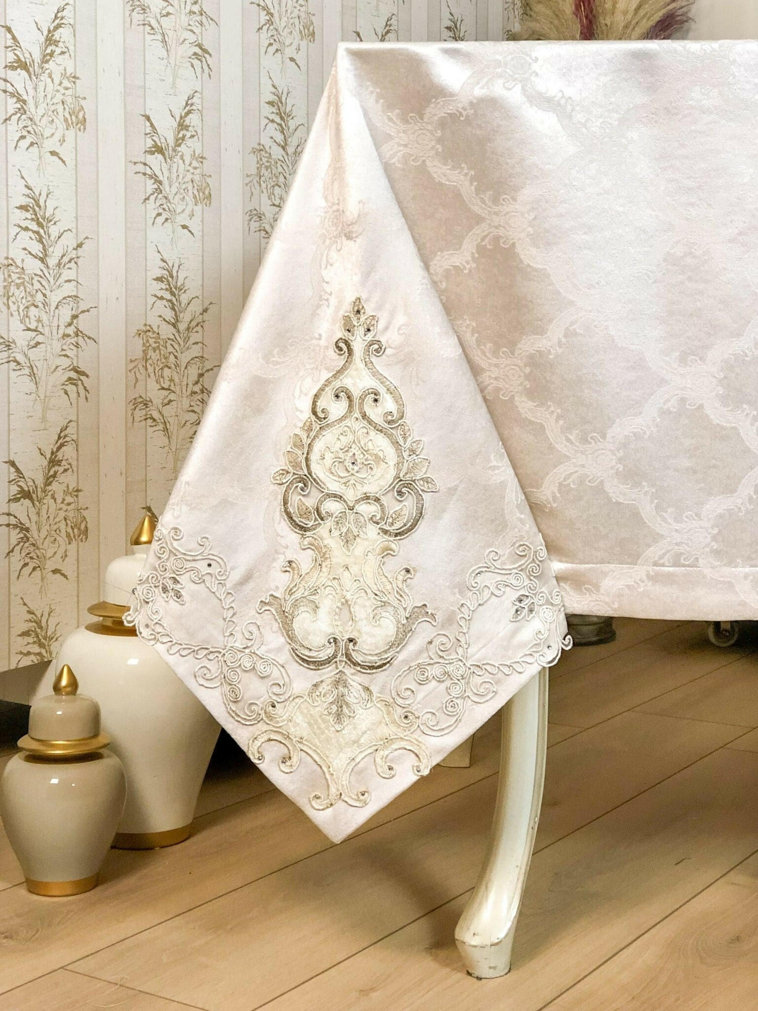 Serra Powder Pink Tablecloth - creativehome-designsTablecloths