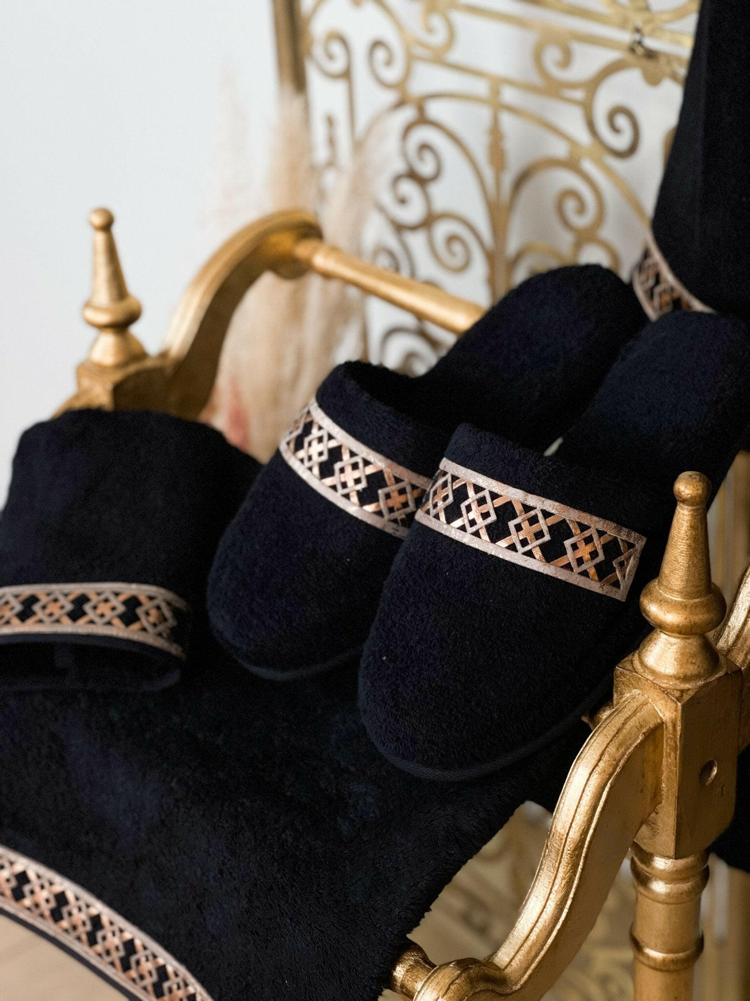 Tara Exclusive Bathrobe (His) - Creative Home Designs, Bathrobes, Men's luxury design robe with copper laser cut Celtic style patterned dressing,BRM-CH-TARAE-Cop-S-BO,BRM-CH-TARAE-Cop-S-BS,BRM-CH-TARAE-Cop-S-BST,BRM-CH-TARAE-Cop-M-BO,BRM-CH-TARAE-Cop-M-BS,BRM-CH-TARAE-Cop-M-BST,BRM-CH-TARAE-Cop-L-BO,BRM-CH-TARAE-Cop-L-BS,BRM-CH-TARAE-Cop-L-BST,BRM-CH-TARAE-Cop-XL-BO,BRM-CH-TARAE-Cop-XL-BS,BRM-CH-TARAE-Cop-XL-BST
