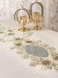 Yesim Cream Tablecloth - creativehome-designsTablecloths